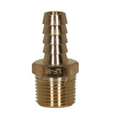 Brass Barb 3/8 Inch x 3/8 Inch MNPT