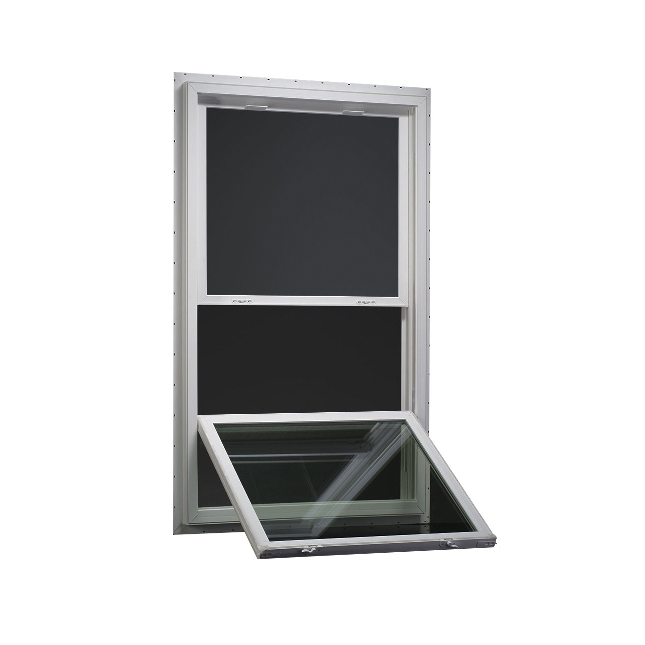 Welded Window Mi Double-Hung Tilt Fully Welded Insulated New Construction Window, PVC ...