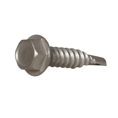 Self-Drilling Stainless Steel Screw, #12 x 1 in