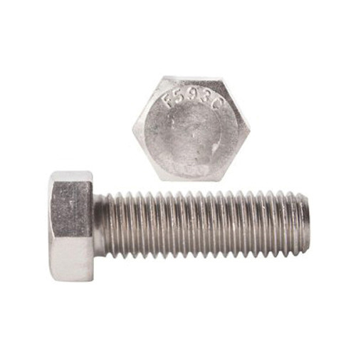 3/8 Inch x 5 Inch Stainless Steel All Threaded Bolt