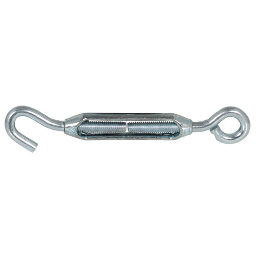 3/8 x 12 Inch Zinc Turnbuckle