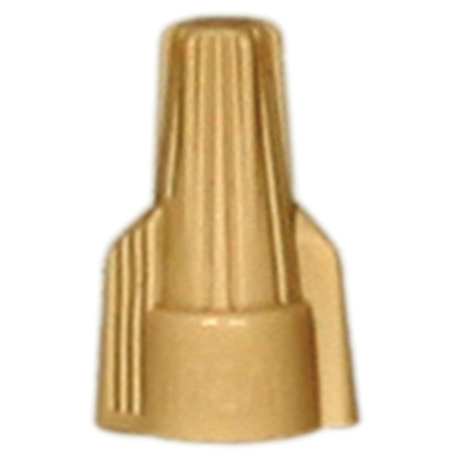Tan Electrical Wire Nut Connector - Plastic