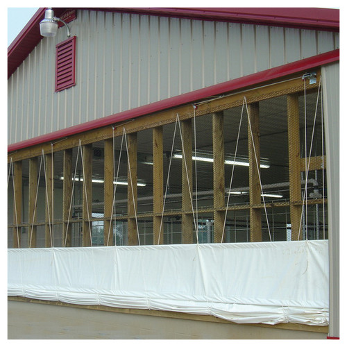 Tunnel Curtains with Three Hems