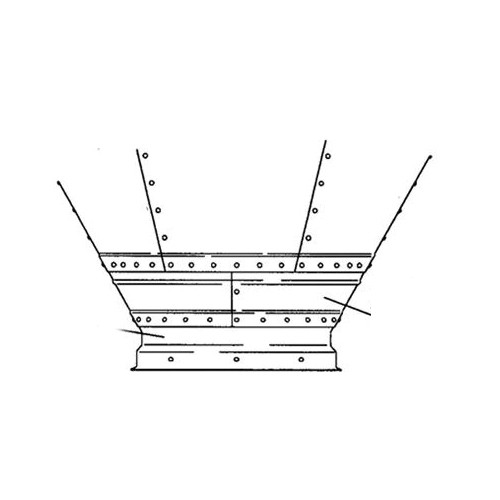 30 In 60 Degree AP®  Hopper Extension Kit With Hardware For 6 and 9 Ft Bins