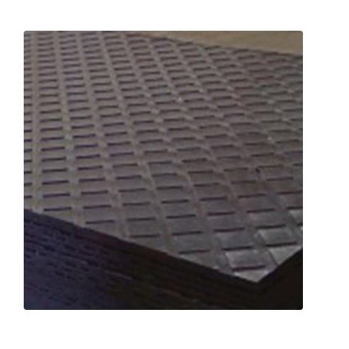 Plastics Slat Shield Mat, 4 ft L x 4 ft W x 1/2 in T, HDPE