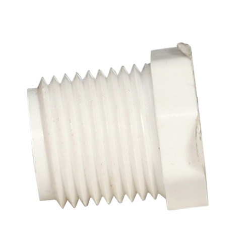 PVC Plug 1/2 Inch MPT Smooth Top