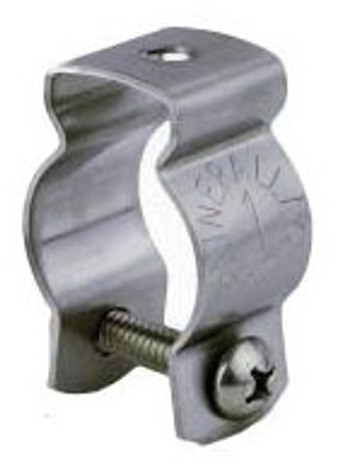 1-Hole 3/4" Conduit Hanger With Bolt and Nut, Stainless Steel