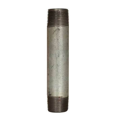 Galvanized Straight Pipe Nipple, 3/4 in x 5 in, MNPT