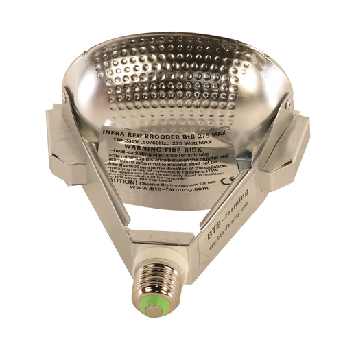 Infrared Heat Bulb Reflector Only
