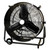 J&D Manufacturing Direct Drive Premium Turbo Dram Fan, 24 in Aluminum Blade, 7760/5500 cfm, 115 VAC, 1.6/1.76 A