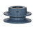 Dodge®  MA Light Duty Bore Sheave, 7/8 in Fixed Bore, 2-1/2 in OD, 1 Grooves, 1.96 to 2.3 in Dia Pitch, 3/4 in W Face