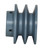 Dodge®  2MB Light Duty Bore Sheave, 7/8 in Fixed Bore, 3 in OD, 2 Grooves, 2.2 to 2.6 in Dia Pitch, 1-11/16 in W Face