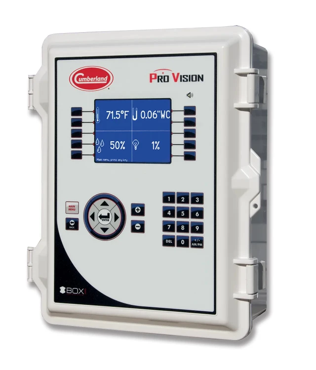 poultry house climate controller with alarm monitoring