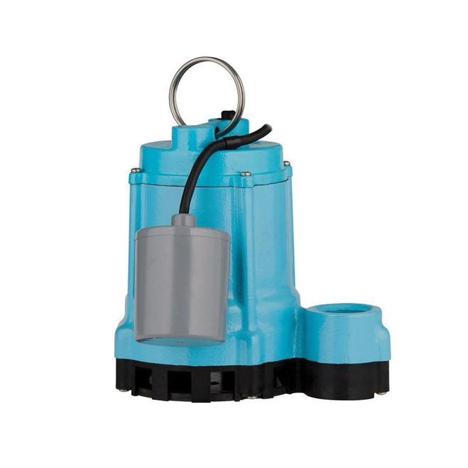 Little Giant® 9EN Sump Pump, 45 gpm, 4/10 hp, Cast Iron