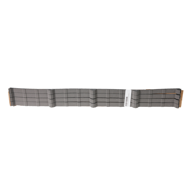 Closure Strip, 3/4 in High Rib Inner with Glue, Cross-Linked Polyethylene Closure Strip, 3/4 in High Rib Inner with Glue, Cross-Linked Polyethylene