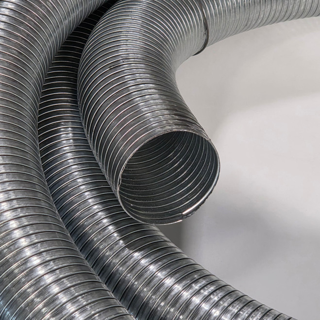 Galvanized Flex Tube ID 3.406 Inch