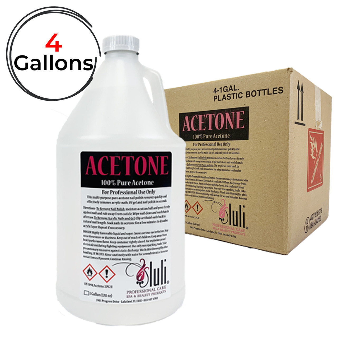 Pure Acetone 100% | KND Nail Supply