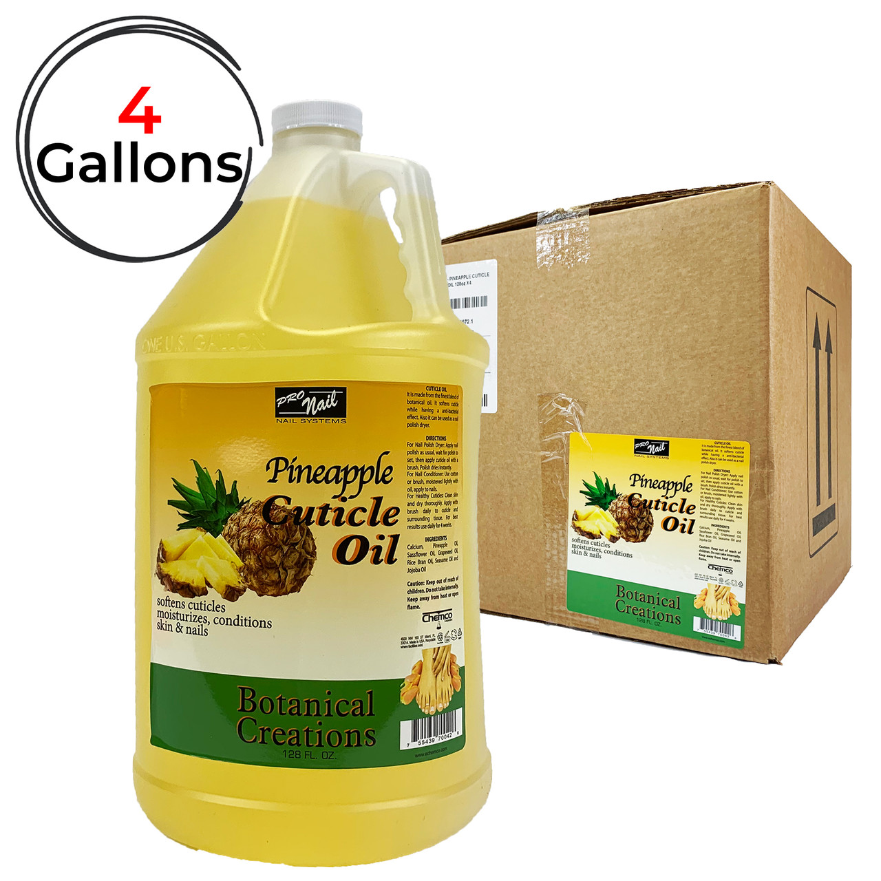 Cuticle Oil [Pineapple] – (4 Gal./Case)