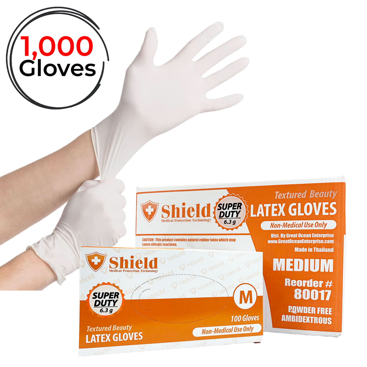 latex gloves acetone