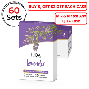 4 step, lavender, packets, deluxe, pedi, 4-step, 4, step, set, box