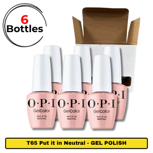 OPI GelColor #T65 - Put it in Neutral | 6-Pack OPI GelColor #T65 - Put it in Neutral | 6-Pack