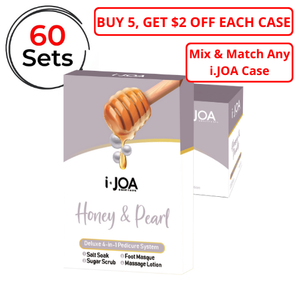 4 step, packets, deluxe, pedi, 4-step, 4, step, set, box, Honey, pearl, Honey & pearl,