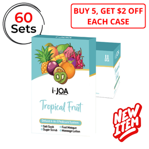 i.JOA Deluxe Pedicure 4-Step - TROPICAL FRUIT (60 Sets/Case) i.JOA Deluxe Pedicure 4-Step - TROPICAL FRUIT (60 Sets/Case)