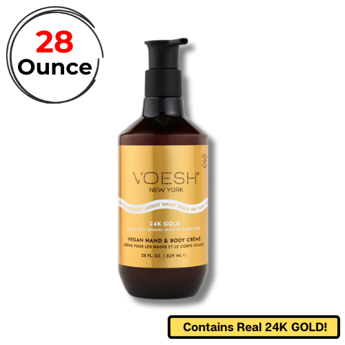 Voesh, gold, 24k, 24k gold, imperial gold, imperial, lotion, hand, body, creme, cream, vegan Voesh, gold, 24k, 24k gold, imperial gold, imperial, lotion, hand, body, creme, cream, vegan
