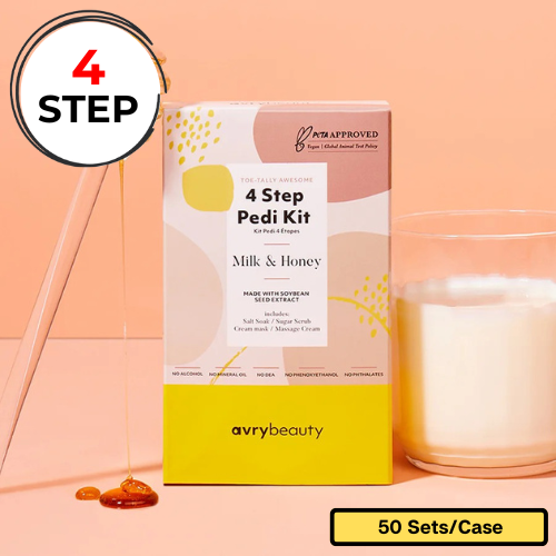 4 Step Pedi Kit - Milk & Honey