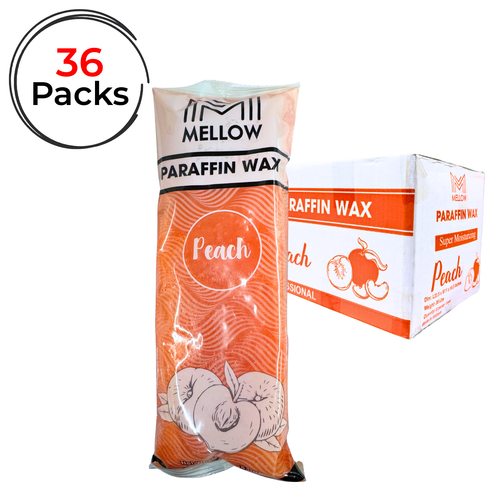 paraffin, wax, peach