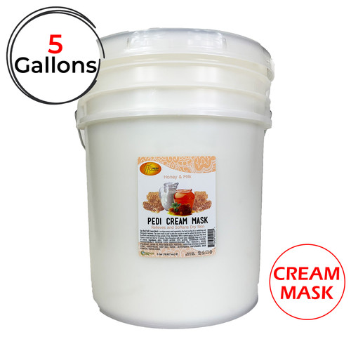 Pedicure Cream Mask [Milk & Honey] – (5 Gal./Bucket)