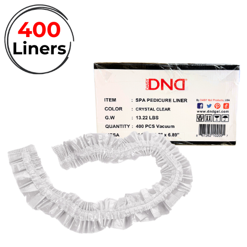 Pedicure Liner [Clear] – (400 Pcs./Case)