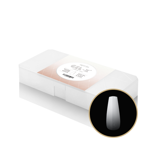 Apres Gel-X® Ombre Natural Coffin Medium Box of Tips (210pcs)