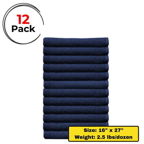 ProTex Towels - EDGE (12-Pack) - [MIDNIGHT BLUE]
