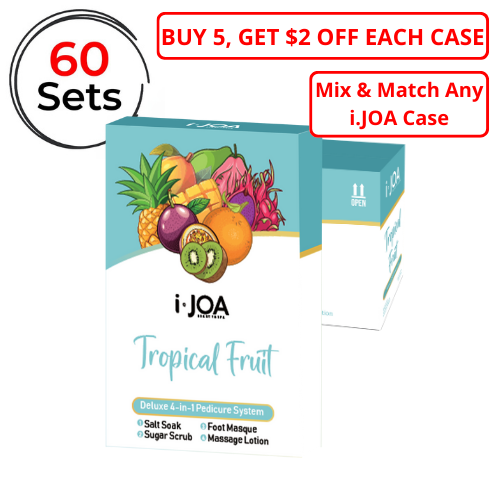 deluxe pedicure 4-step, Tropical, tropical fruit, fruit, pedi 4-step, 4 step pedicure