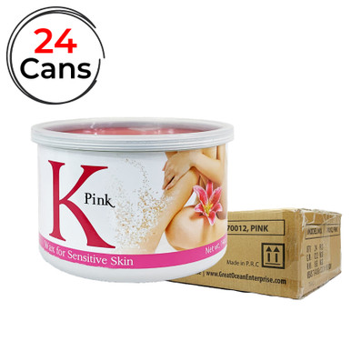 K-Wax – Pink [Sensitive Skin] – (24 Cans/Case)