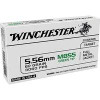 Winchester 5.56mm NATO Green Tip, 62GR, FMJ, 20RD, Per Box  ,020892228474