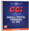 CCI 14 500 Small Pistol Primers, 100 Per Box, 076683000149