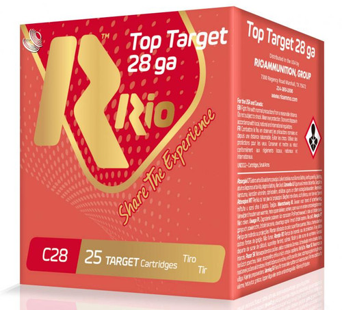 Rio RC2875 28 GA Top Target , 2 3/4", 3/4oz, 1300FPS, #7.5, 25RD Per Box