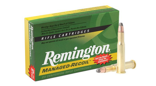 Remington Managed-Recoil 30-30 Win, 125GR, Core-Lokt Soft Point, 20RD Per Box, 047700384900