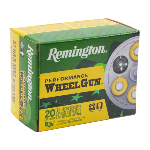 Remington 20021 Performance Wheel Gun 32 H&R Mag, 95GR, SWC, 20RD Per Box, 047700422503