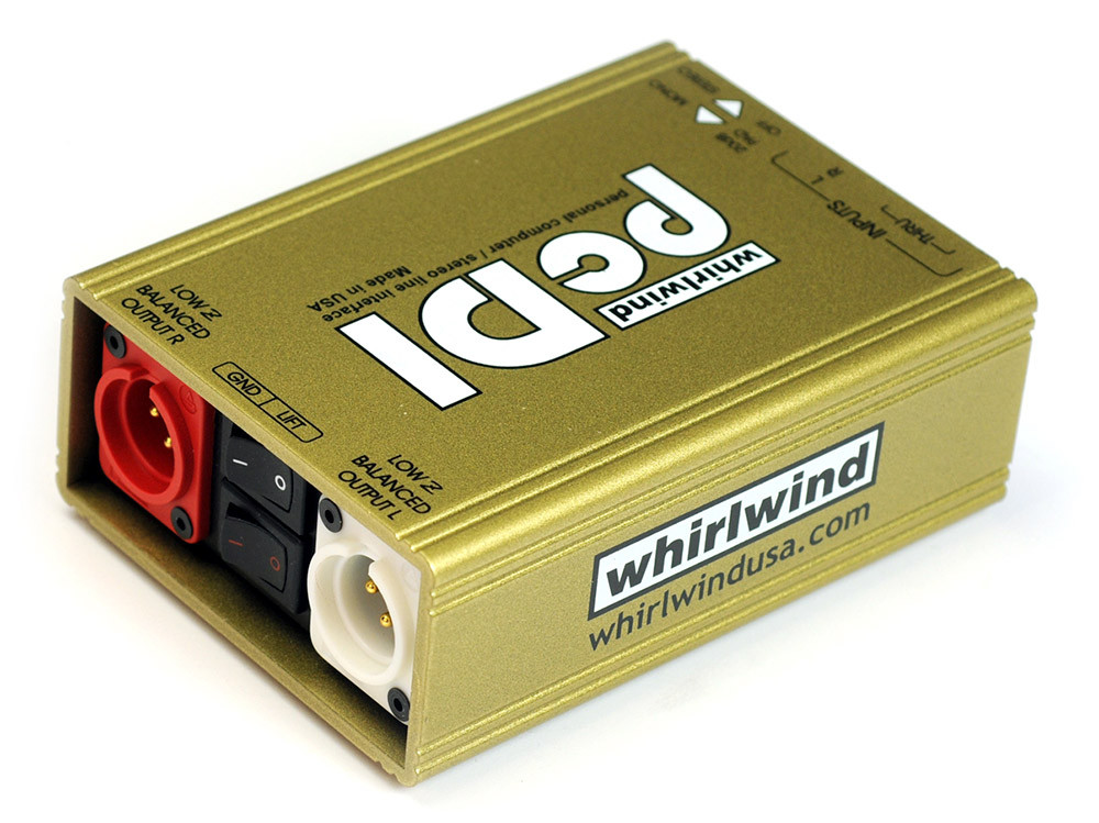 Whirlwind PCDI – Professional Passive Stereo Direct Box for PCs & MP3