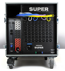 Whirlwind STSR248AD - SUPER TOUR - The Whirlwind Super Tour with Amphenol connectors is an entire 48 x 12-ch Concert Series snake system, neatly packed into a single road case. Amphenol 2-way iso split w/TRSP1F transformers and 2 lines of data.