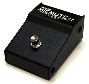 Whirlwind MicMute PT - The Micmute PT is configured as a Push to Talk switch, meaning that the input signal is normally not connected to the output; nothing is passing through the box. When the switch is depressed and held down, the signal is turned on and passed through to the output. The signal is disconnected as soon as the switch is released. Whirlwind MicMute PT - The Micmute PT is configured as a Push to Talk switch, meaning that the input signal is normally not connected to the output; nothing is passing through the box. When the switch is depressed and held down, the signal is turned on and passed through to the output. The signal is disconnected as soon as the switch is released.