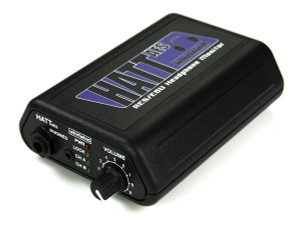 The Whirlwind HATT-AES is an active headphone amplifier that converts a digital AES3 stream into a high fidelity, low distortion stereo headphone signal optimized for modern 32 Ohm headphones. Sample rates from 32 kHz to 192 KHz are recognized by the HATT-AES D/A converters. Features include an analog 3.5mm TRS stereo input jack, analog signal present LEDs, and a buffered AES loop-thru output. The Whirlwind HATT-AES is an active headphone amplifier that converts a digital AES3 stream into a high fidelity, low distortion stereo headphone signal optimized for modern 32 Ohm headphones. Sample rates from 32 kHz to 192 KHz are recognized by the HATT-AES D/A converters. Features include an analog 3.5mm TRS stereo input jack, analog signal present LEDs, and a buffered AES loop-thru output.