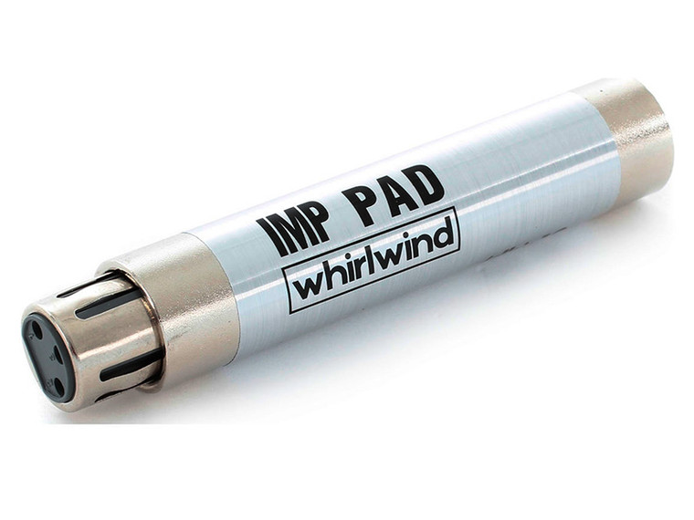 IMP PAD - Input a line signal into a mic pre or match levels between two pieces of gear with these precision in-line H-pads. 