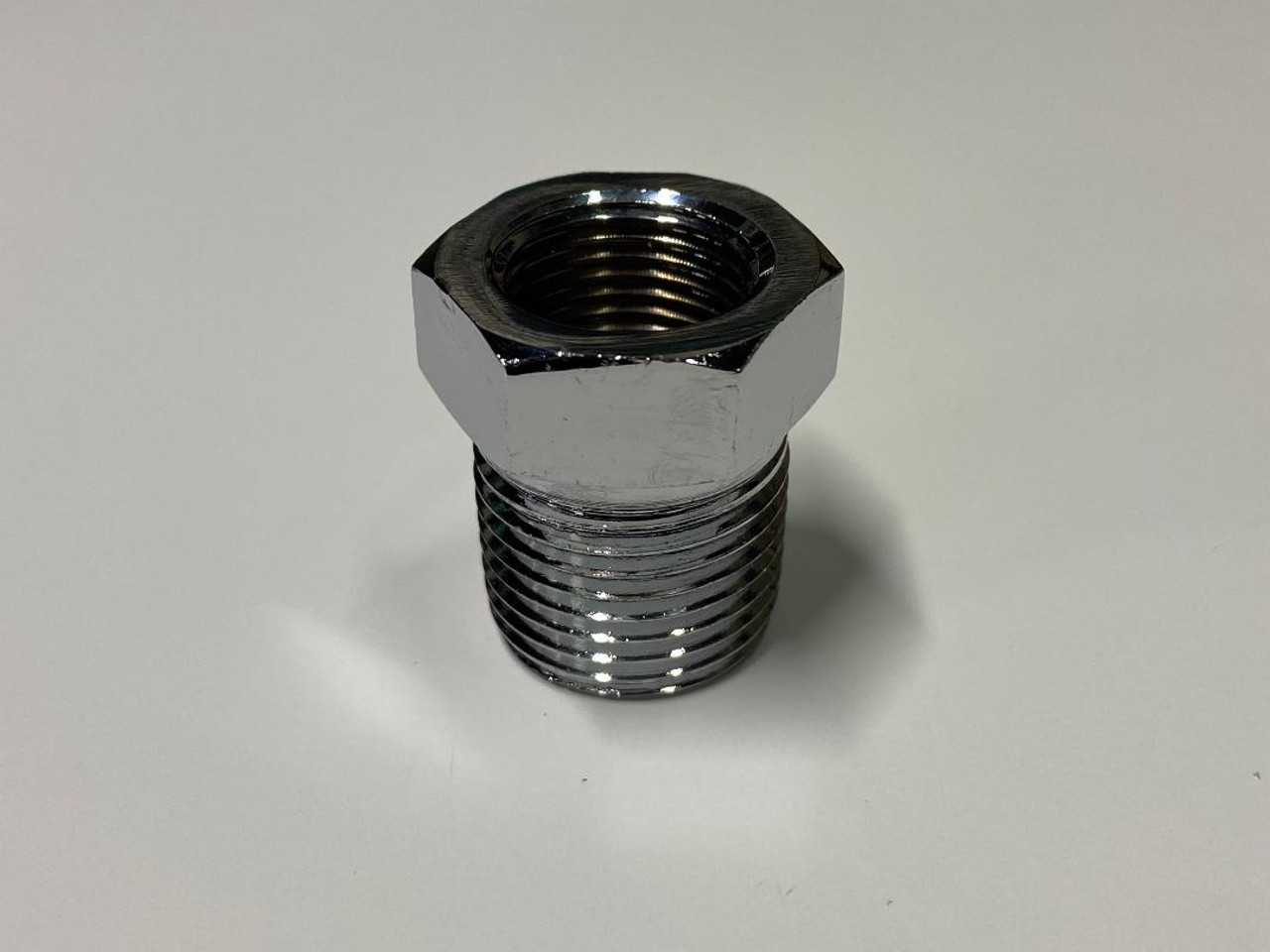 3/8"F x 1/2"M Reducer "CHROME"