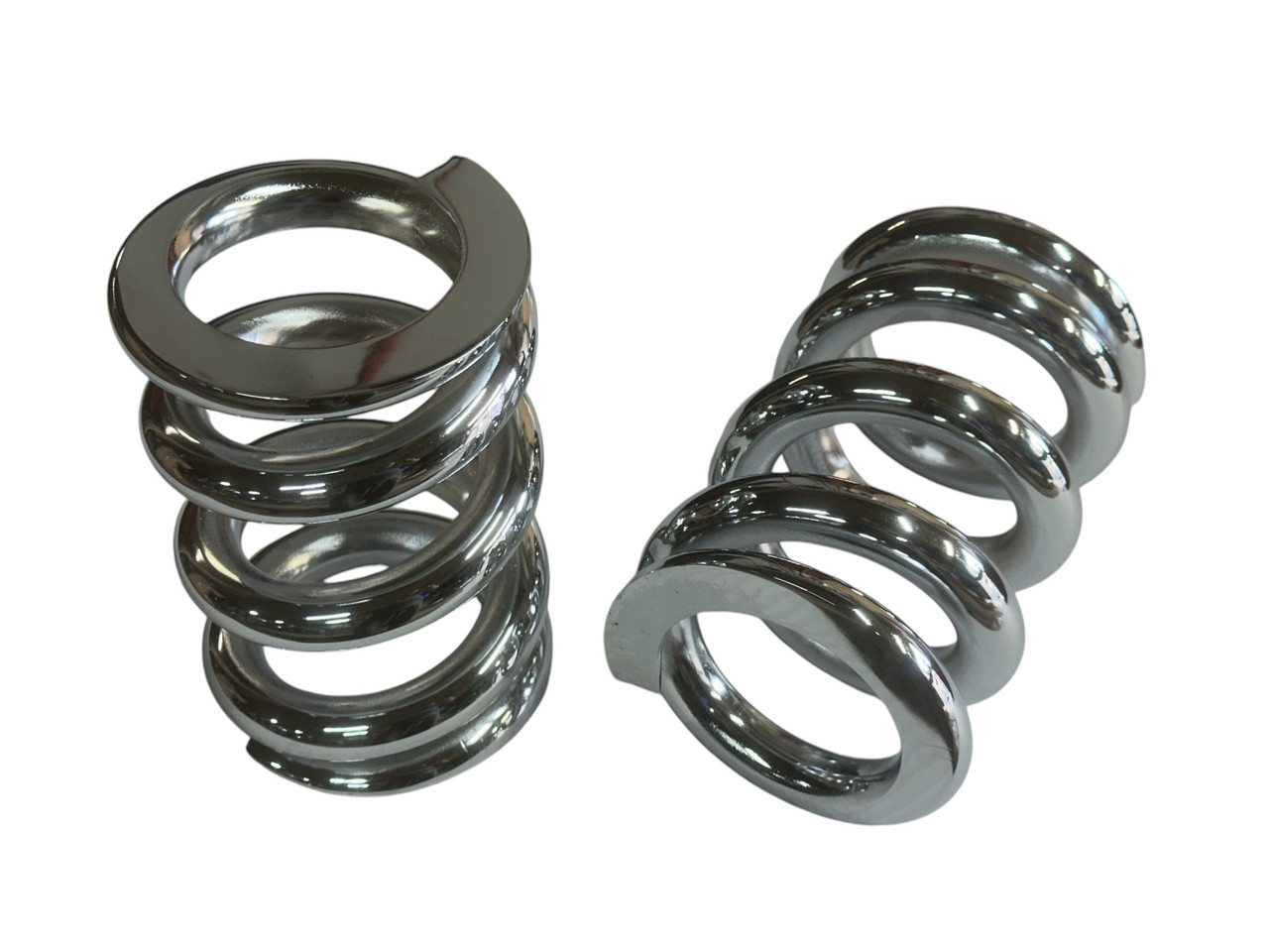 Lowrider Hydraulics 2-Ton Precut Coil Springs – Machine-Cut, Flat Edges, Black – Set Of 2