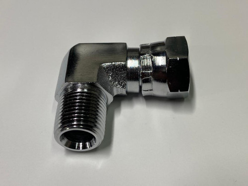 3/8"F x 3/8"M ELBOW SWIVEL "CHROME"