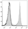 Mouse splenocytes are stained with AF488 Anti-Mouse CD3 Antibody(filled gray histogram). Unstained splenocytes (blank black histogram) are used as control.